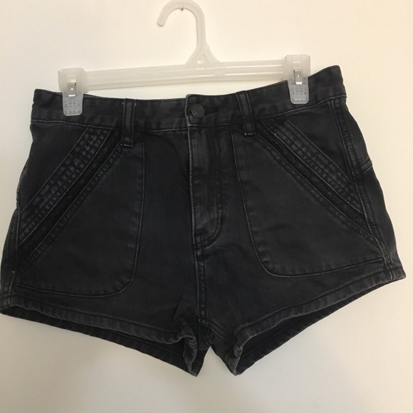 Free People Pants - Free People Dark Jean Shorts